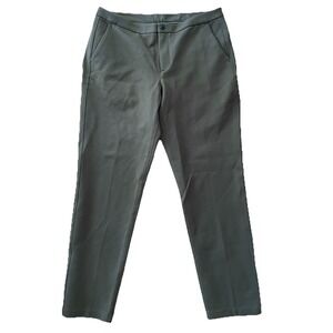 Lululemon Women's Mid Rise‎ Stretch Trouser Pant Career Comfort Olive Green 10